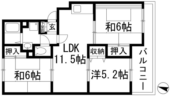 パークサイド瑞穂の物件間取画像